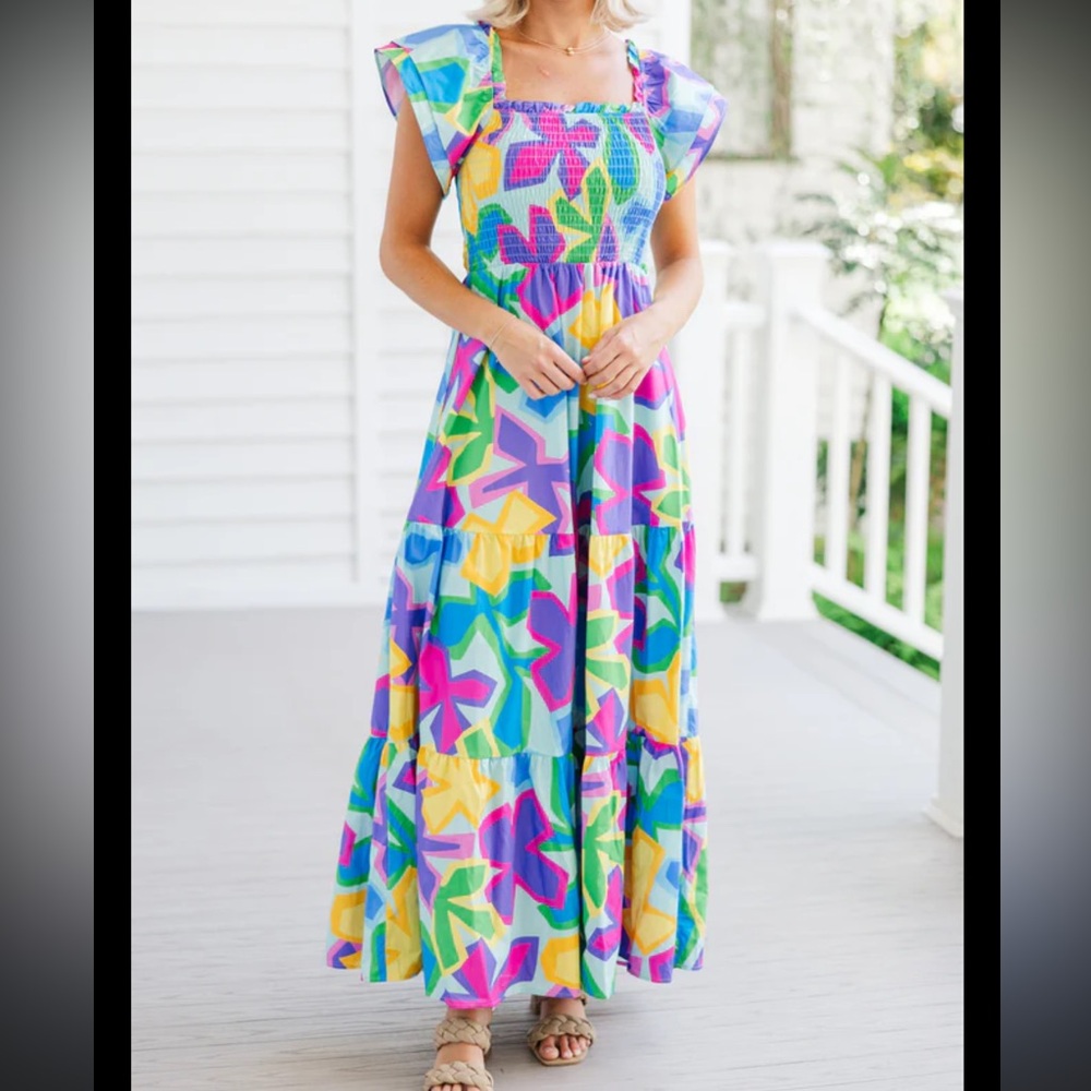 Boutique Floral Maxi Dress